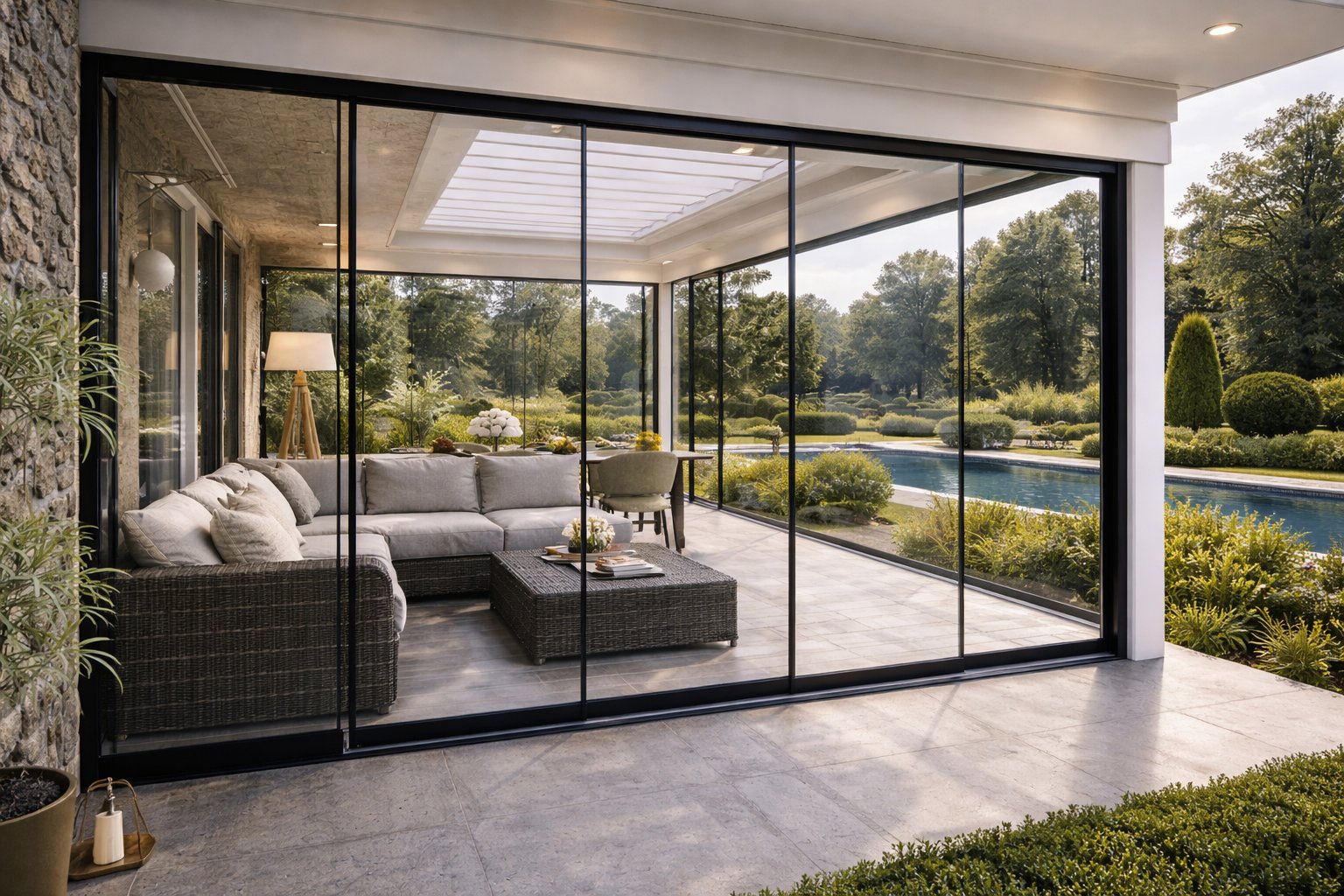 Zwembad of poolhouse